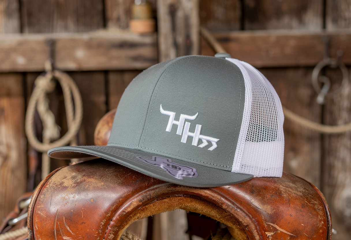 Frost White Logo-On Gray Crown- "MULE"