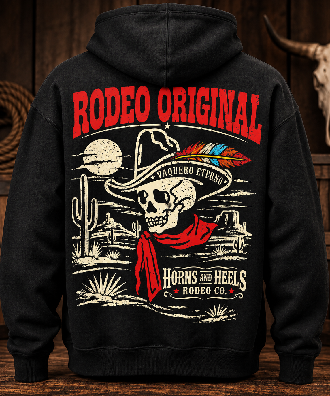 Vaquero Eterno – Limited Drop Rodeo Original Hoodie