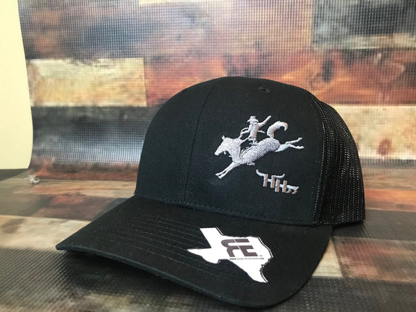 Machine Sliver Logo-On Black Mesh- The Mark Out