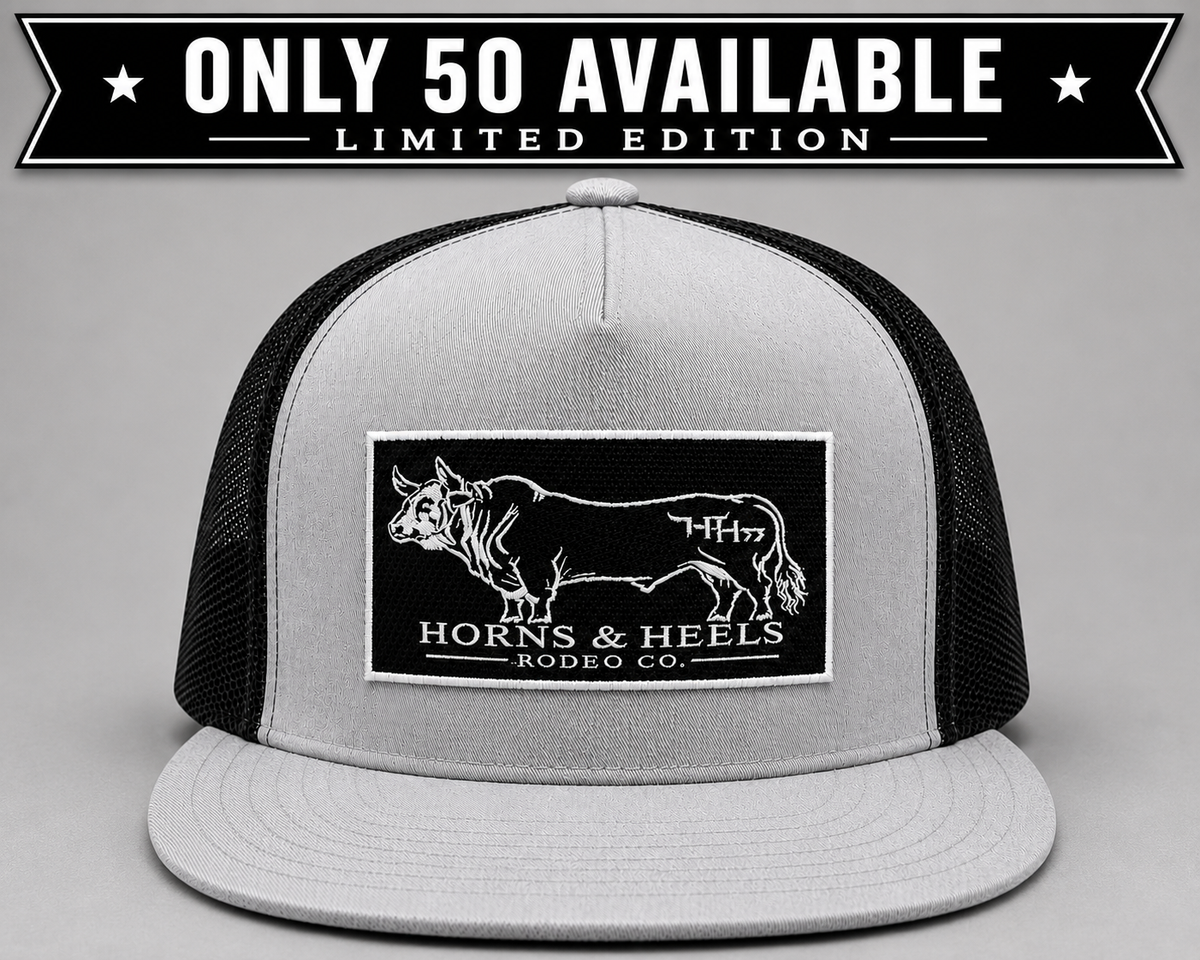 The Limousine™ Heather &amp; Jet Black Mesh Snapback Flat Bill