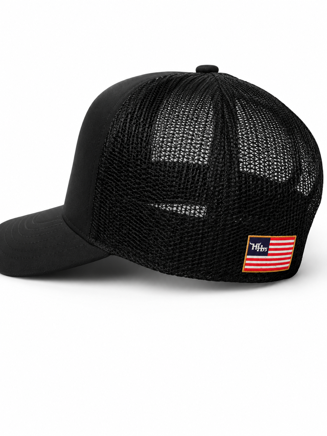 Jet Black Ultra-Lite Five Panel-"Bartender"