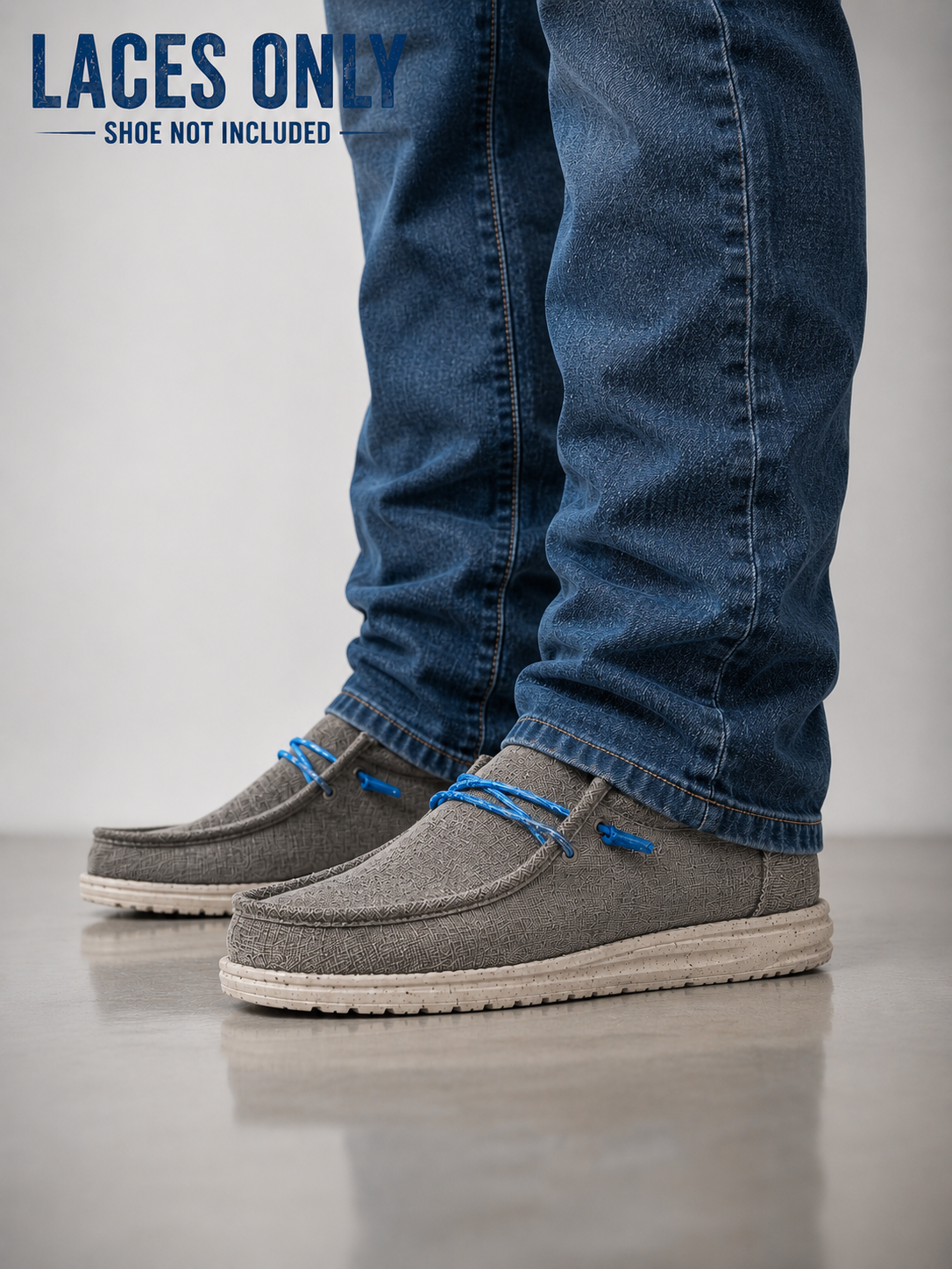 Hybrid Loafers Laces-"ICY"