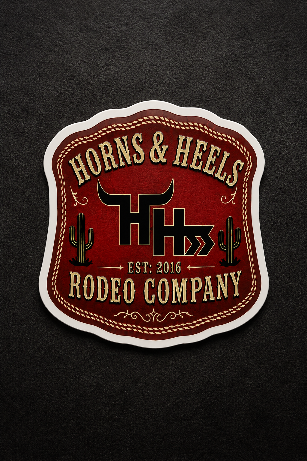 Horns & Heels Rodeo Company Sticker - 6 Pack